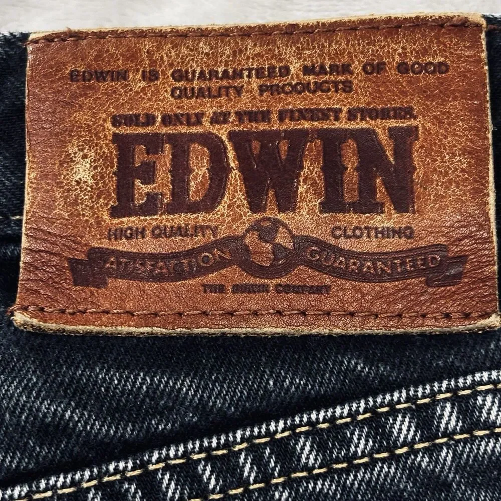 Edwin Tokyo Jeans London Slim Fit Tag W31 X L32 Actual W28 x L31 Made in Japan - Picture 11 of 16